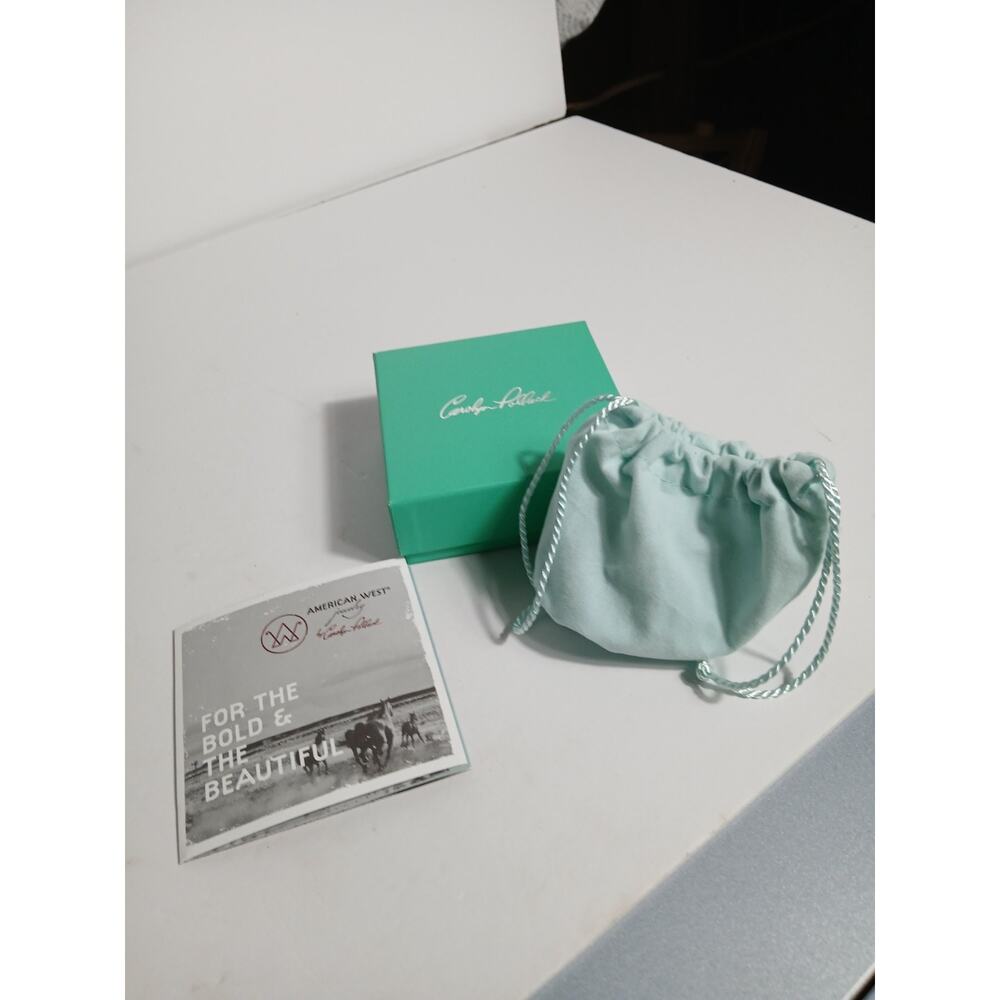 American West Carolyn Pollack Gift Box, Pouch Card Set NM Handcrafted Jewelry